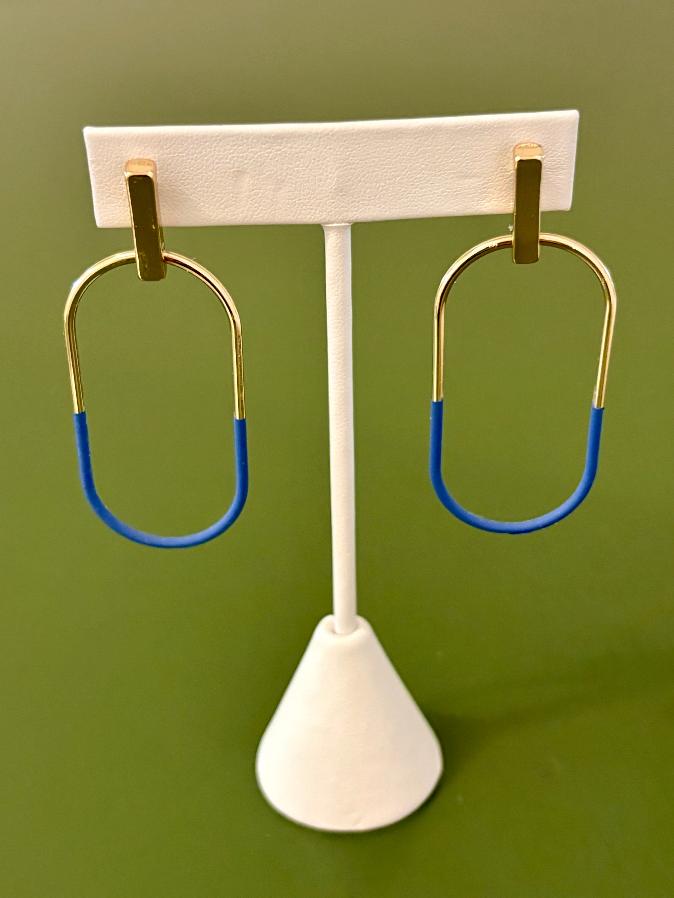 Uptown Oval Dipped Dangle earrings