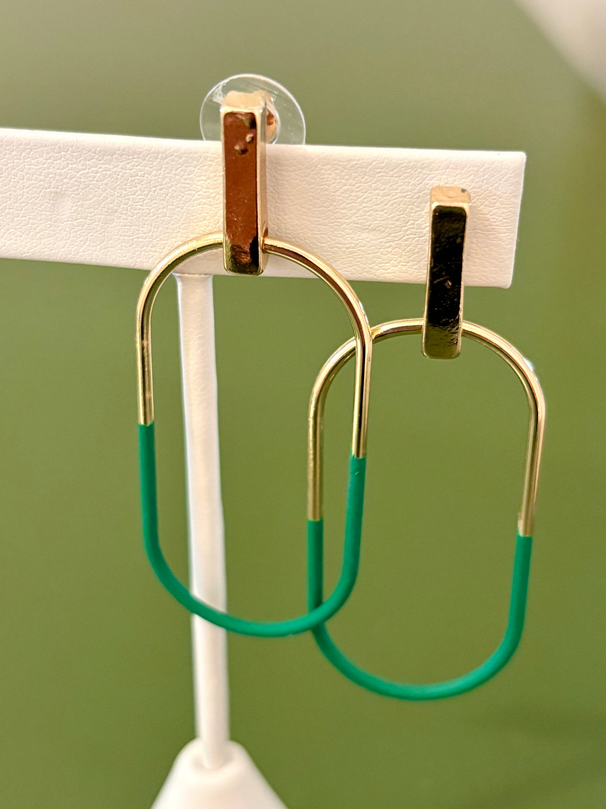 Uptown Oval Dipped Dangle earrings
