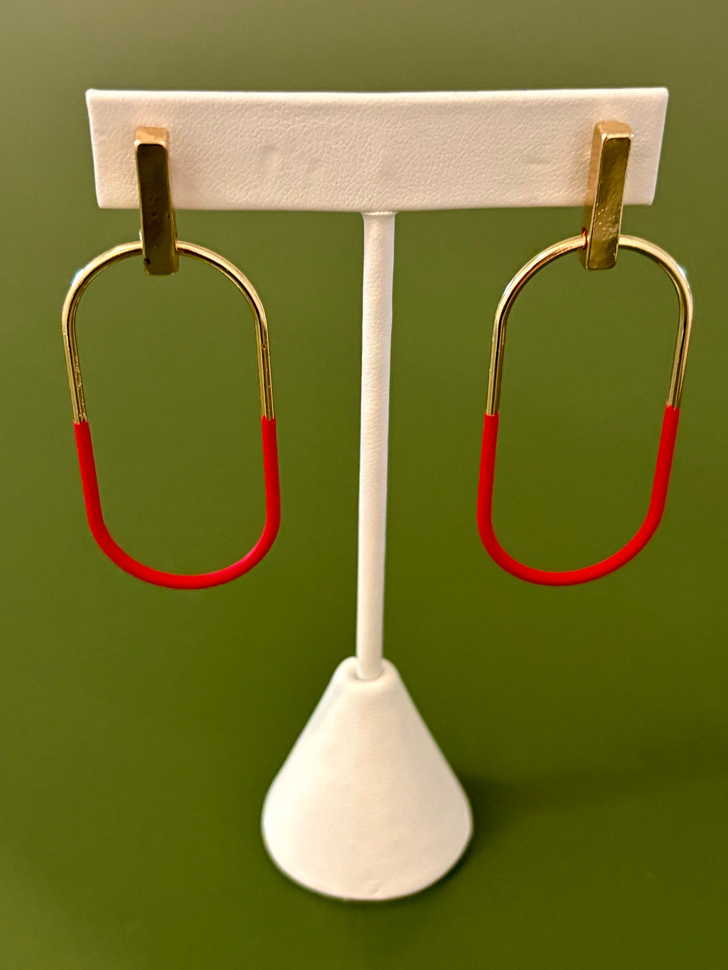Uptown Oval Dipped Dangle earrings