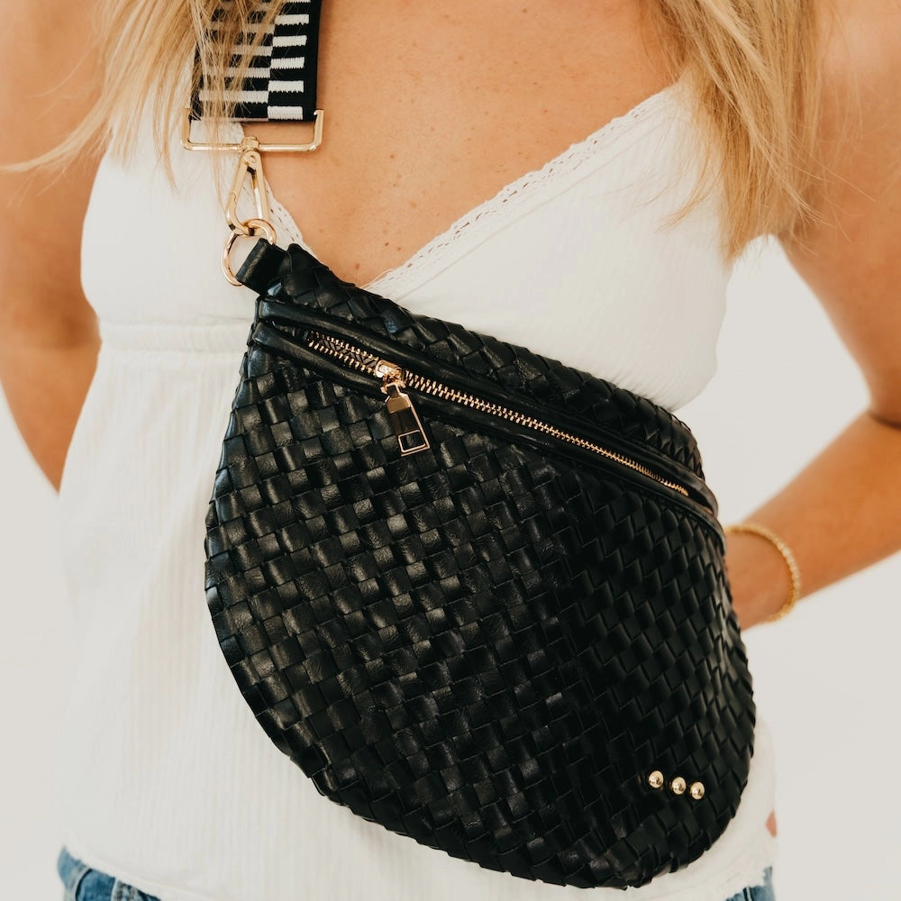 Diagonal Woven Westlyn Bum Bag