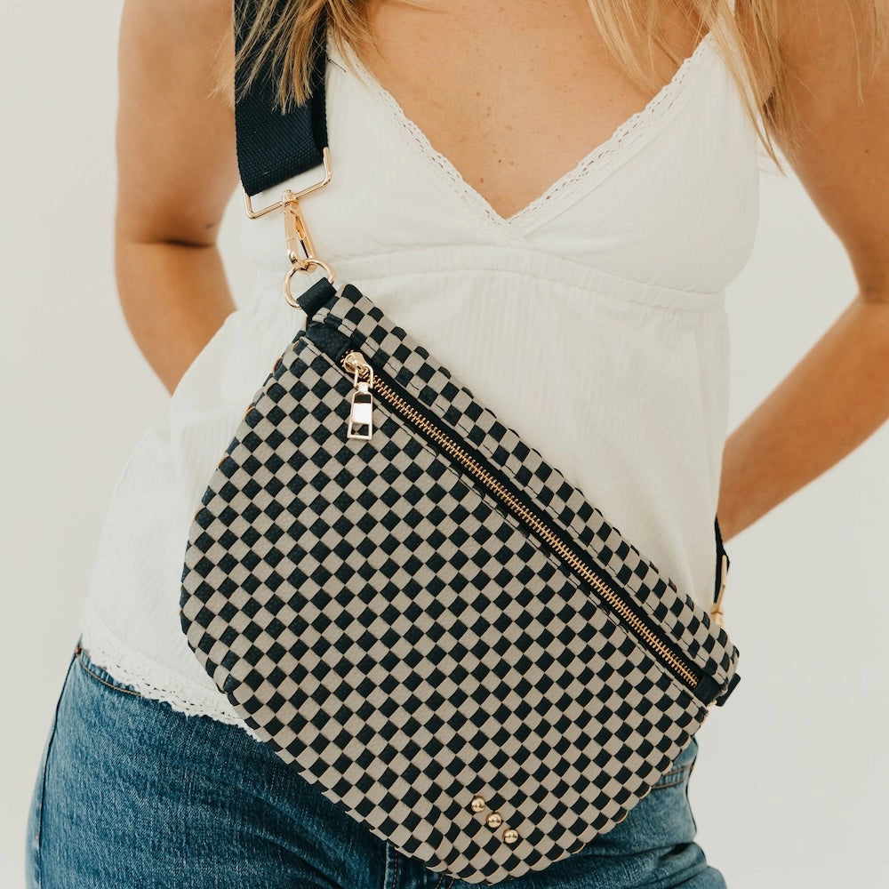 Diagonal Woven Westlyn Bum Bag