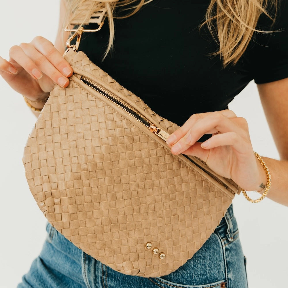 Diagonal Woven Westlyn Bum Bag