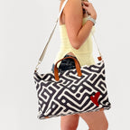 Chelsie Canvas Printed Tote - Camo
