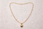 28 inch chain with heart pendant