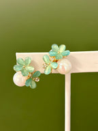 Seaglass Blossom Earrings