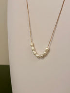 Pearl Crescent Necklace