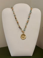 Sunny Flower Medallion Necklace