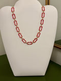 Cabana Pink Chain Necklace