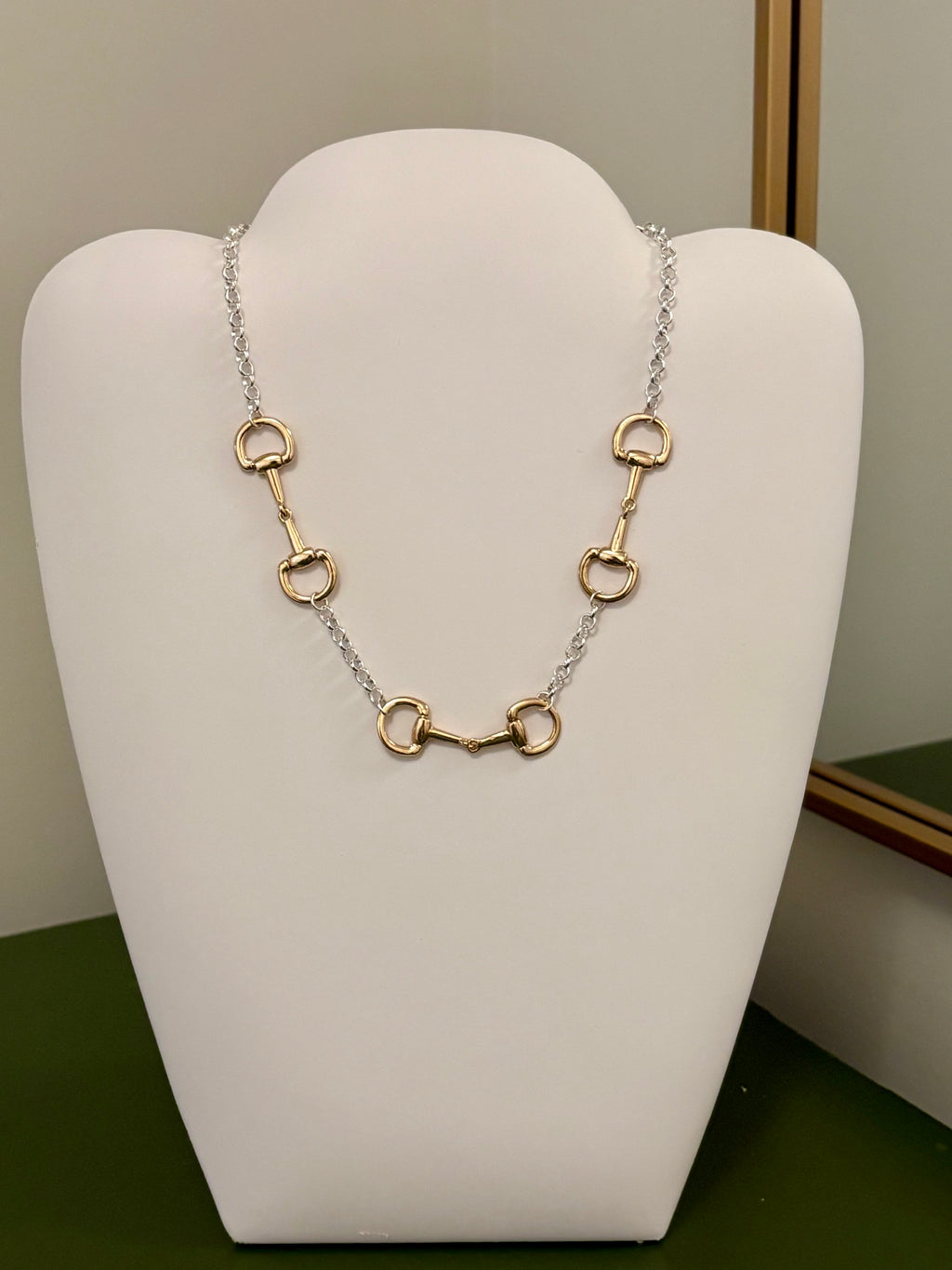Bridle Path Mixed Metal Necklace