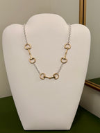 Bridle Path Mixed Metal Necklace