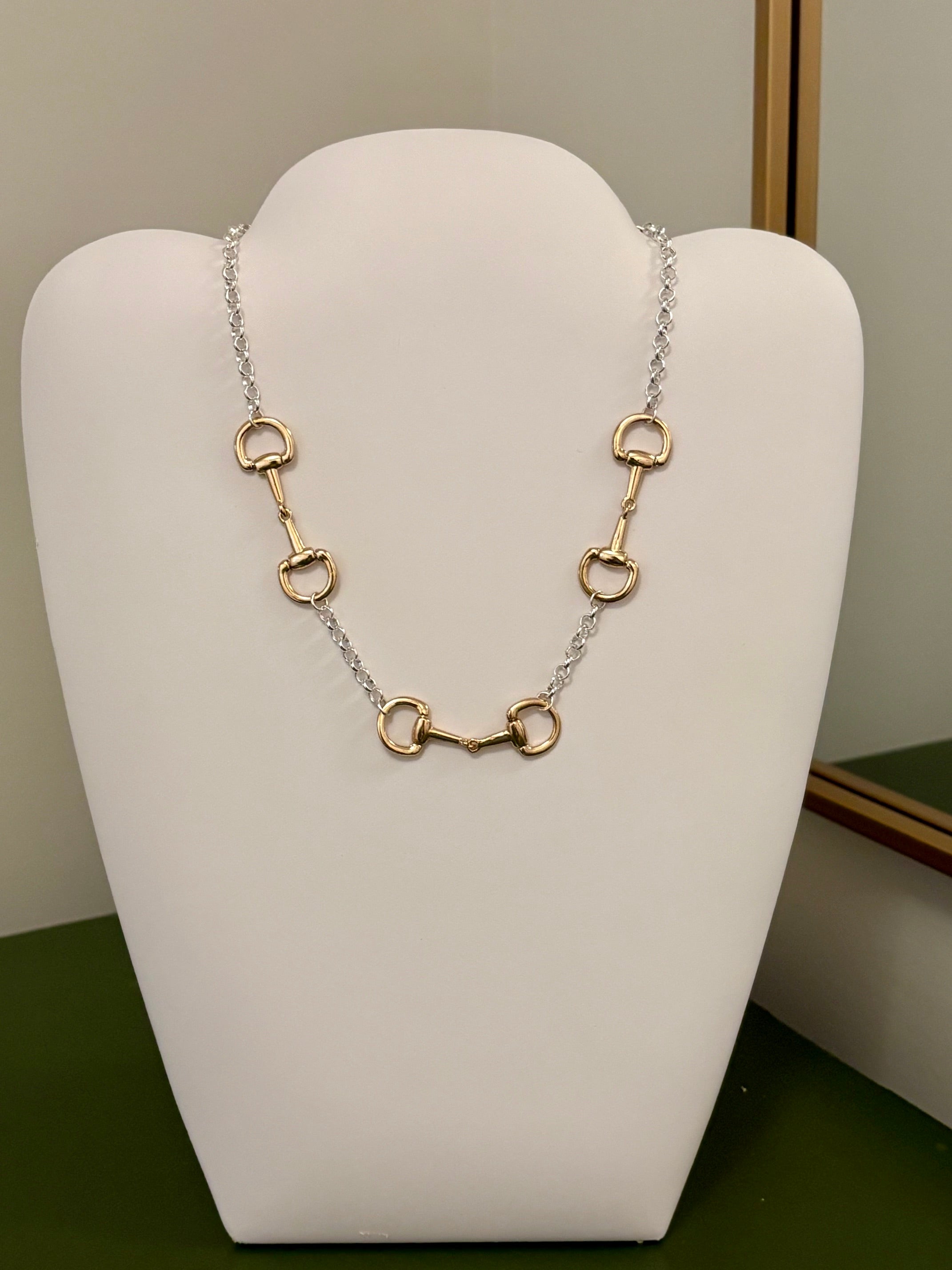 Bridle Path Mixed Metal Necklace