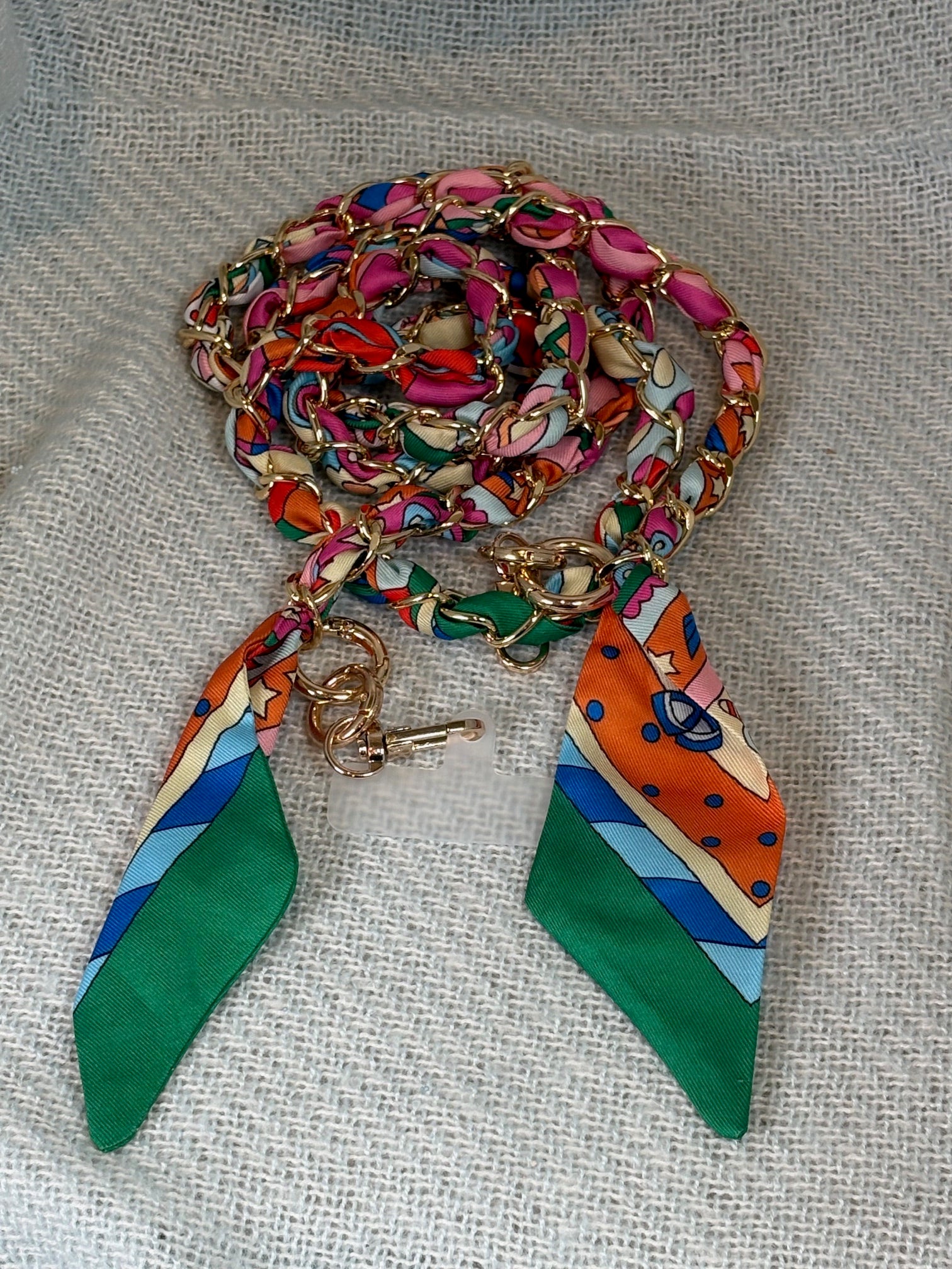 Crossbody Phone Holder with Scarf