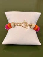 Knotted Pinks Bracelet