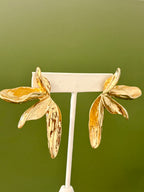 Golden Petals Earrings