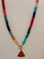 Sweet Watermelon Slice Necklace