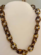 Tortoise Link Necklace