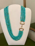 Gilded Teal Necklace