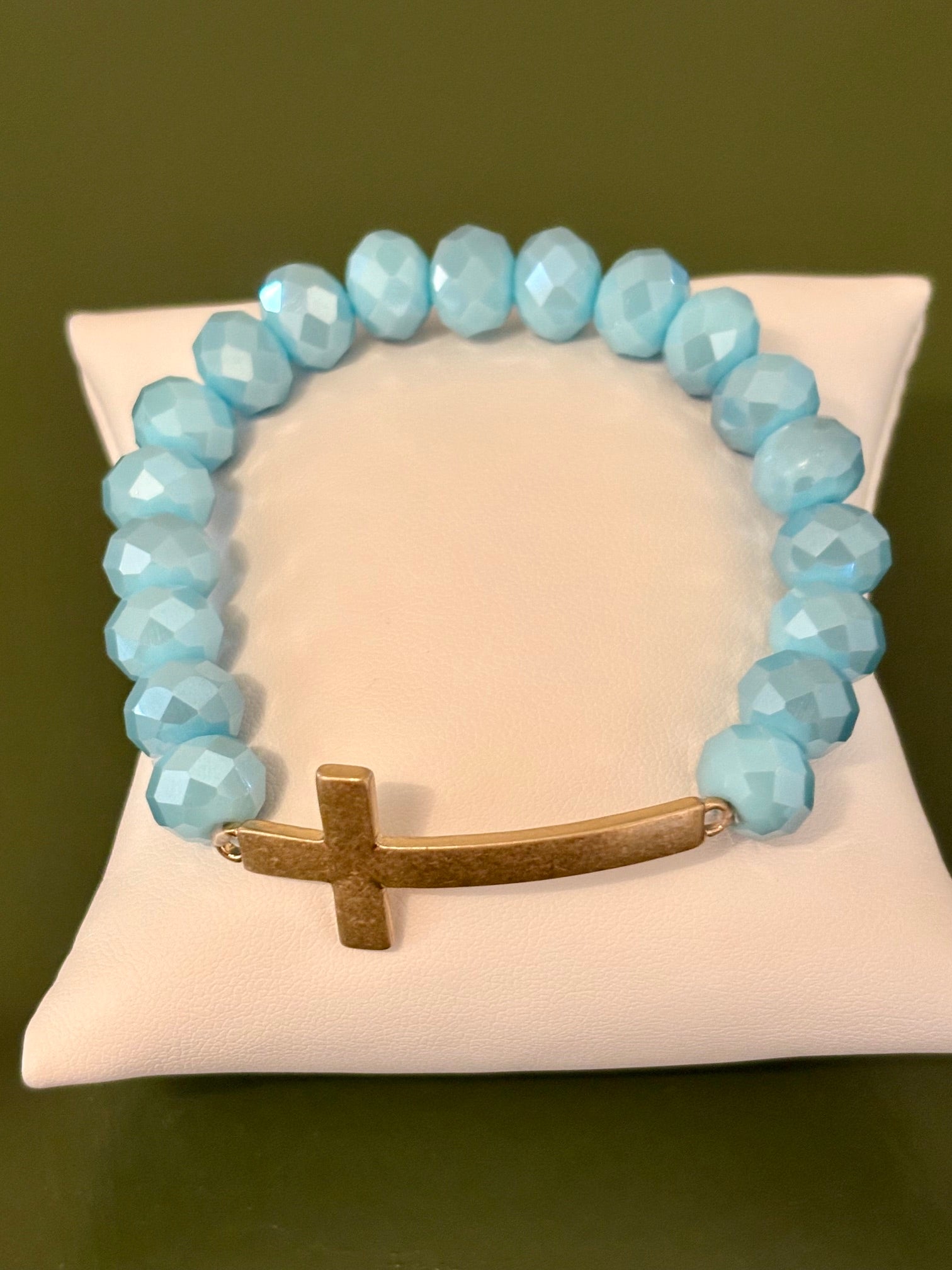 Anchored in Hope Cross Bracelet