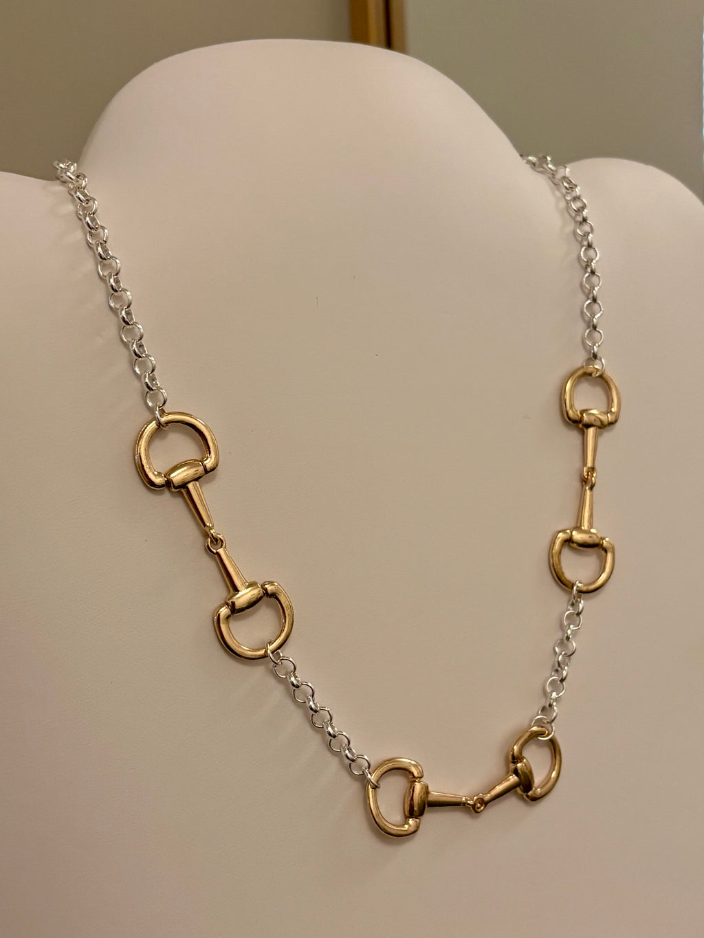 Bridle Path Mixed Metal Necklace
