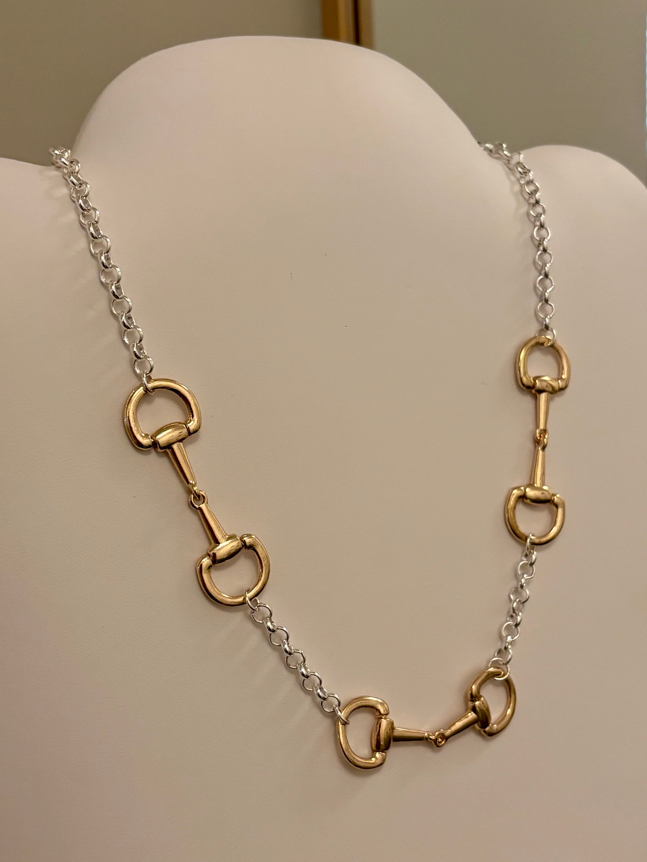 Bridle Path Mixed Metal Necklace