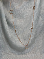 Golden Capsule Station Chain Necklace