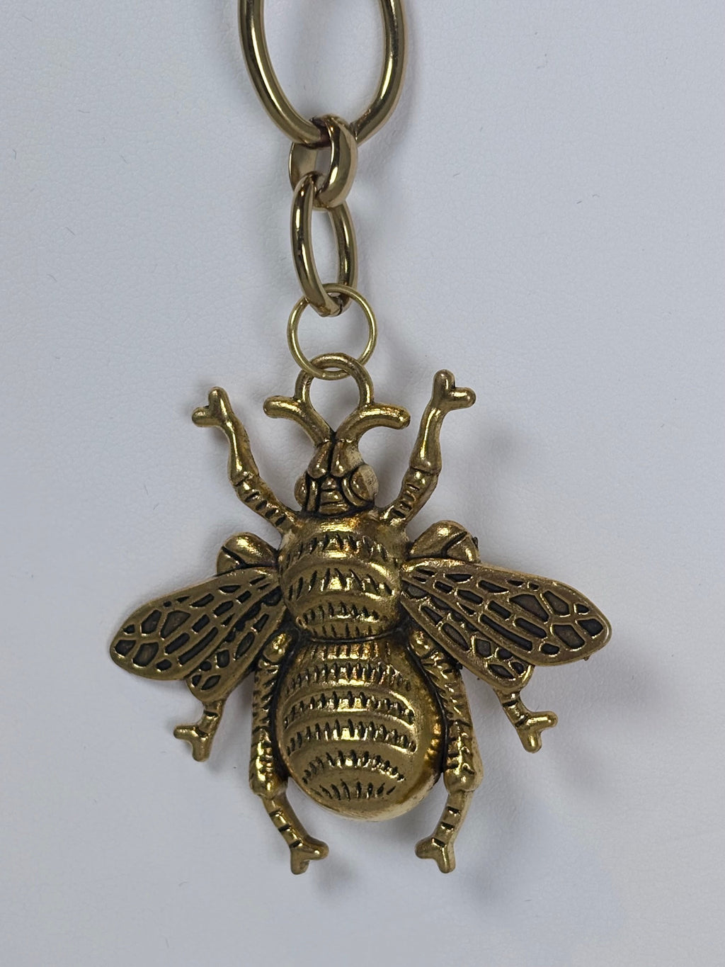 28 inch chain with bee pendant