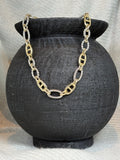 Gold Mariner Link with Silver Accent Links Necklace