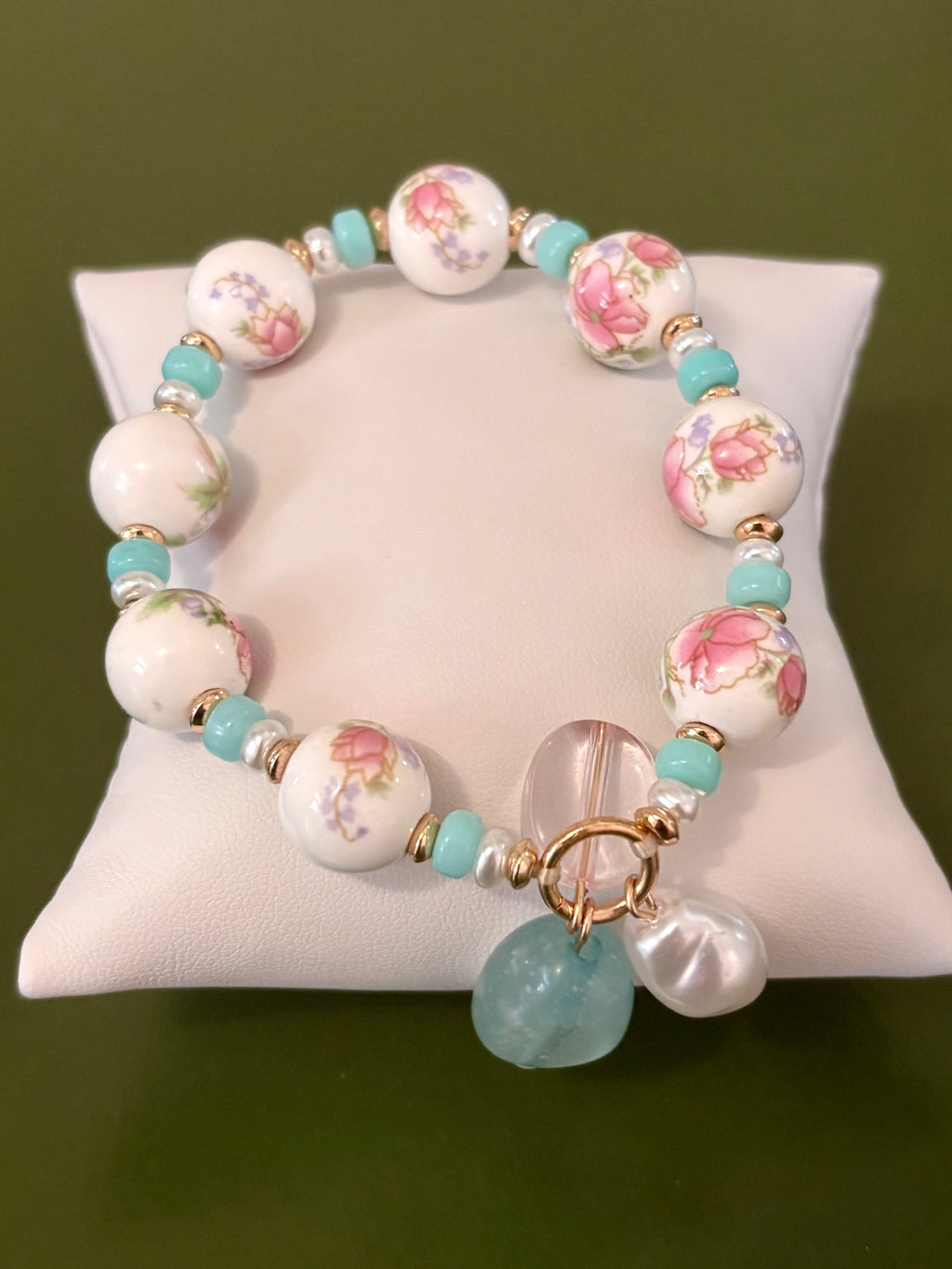 Robin's Egg Garden Bracelet