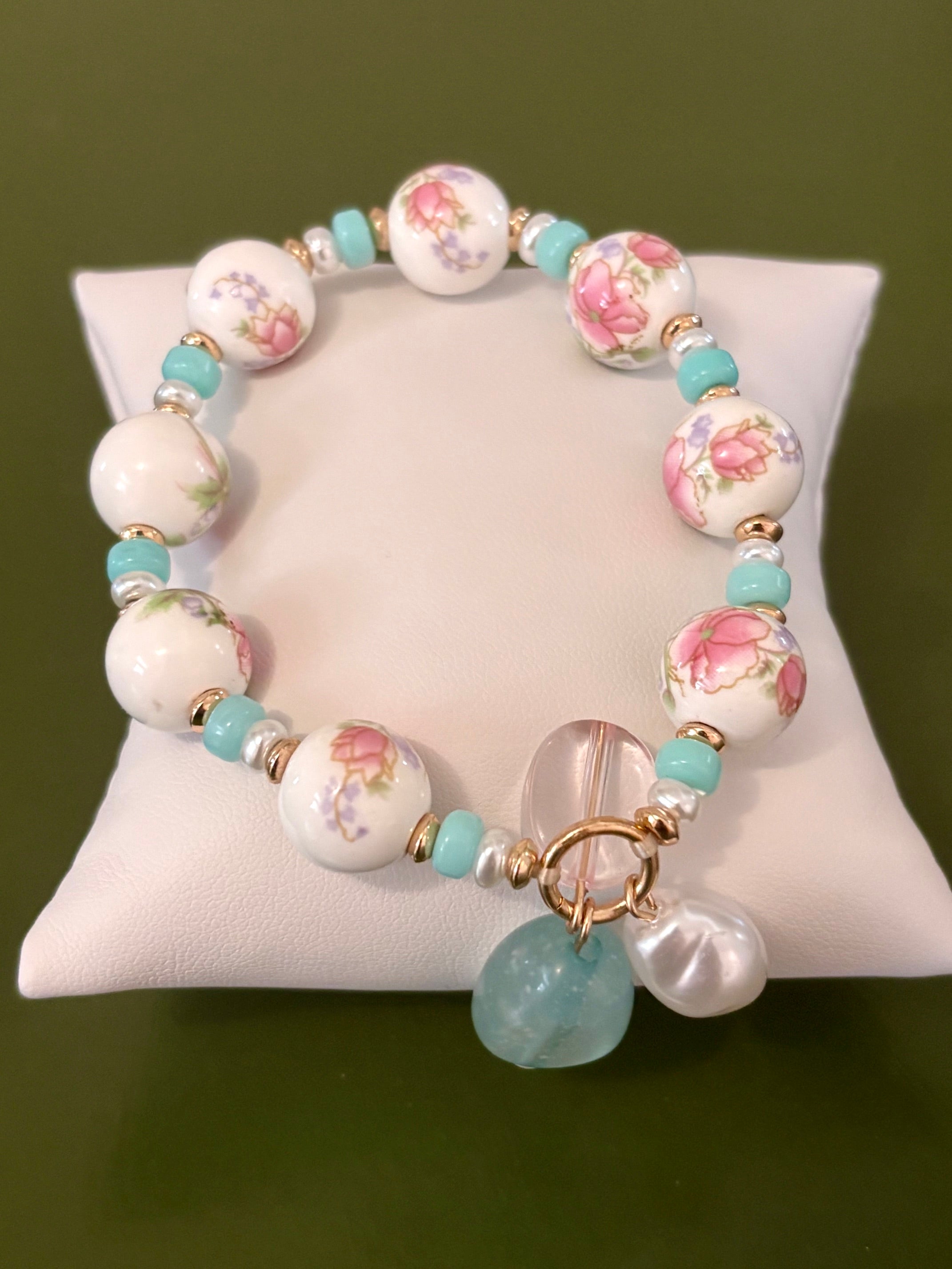 Robin's Egg Garden Bracelet