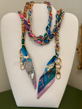 Crossbody Phone Holder with Scarf