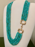 Gilded Teal Necklace