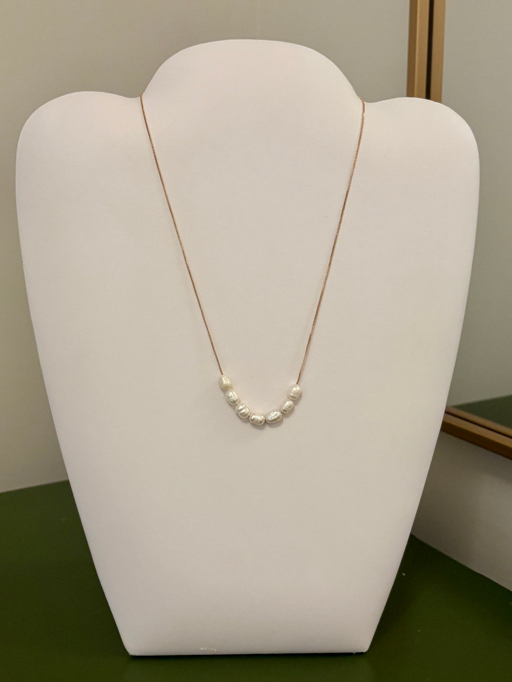 Pearl Crescent Necklace