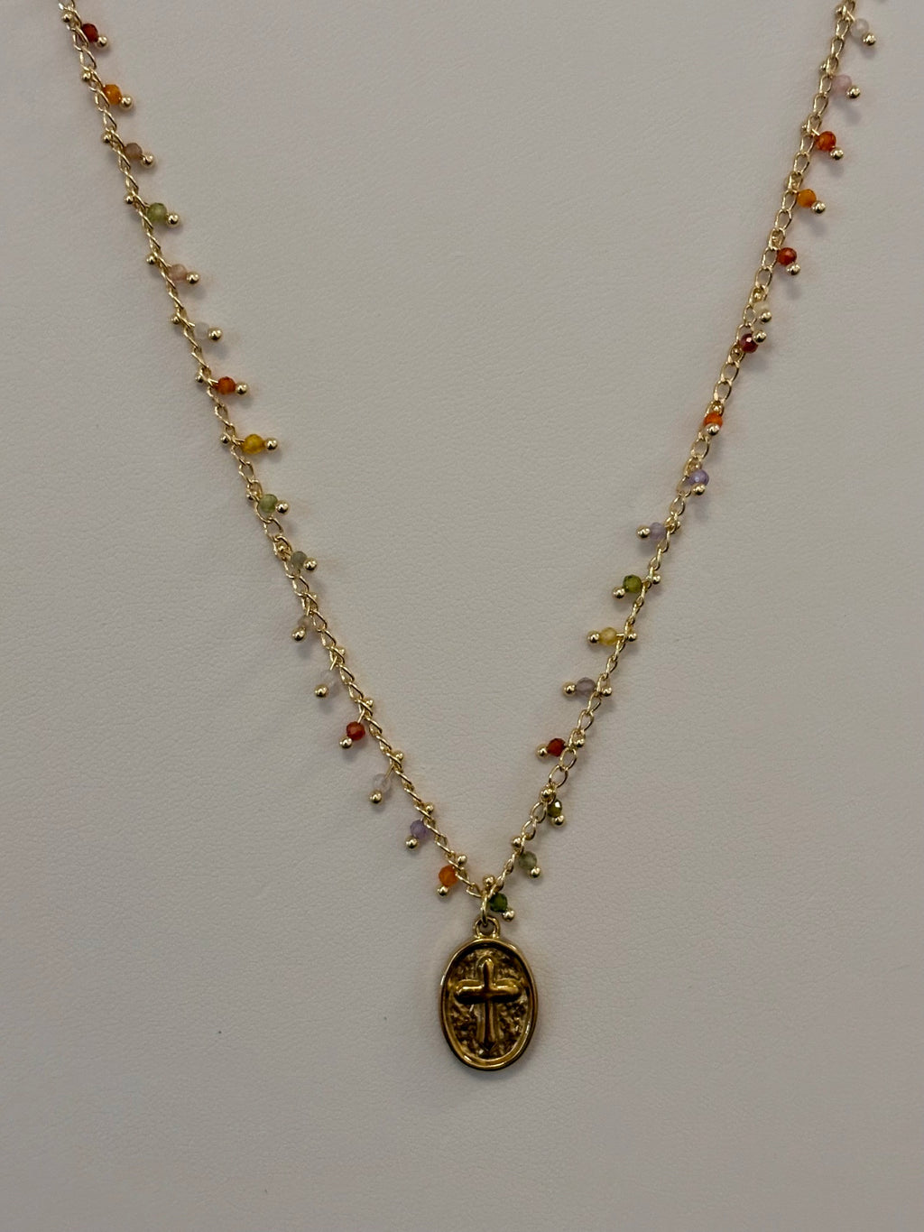 Wildflower Cross Necklace