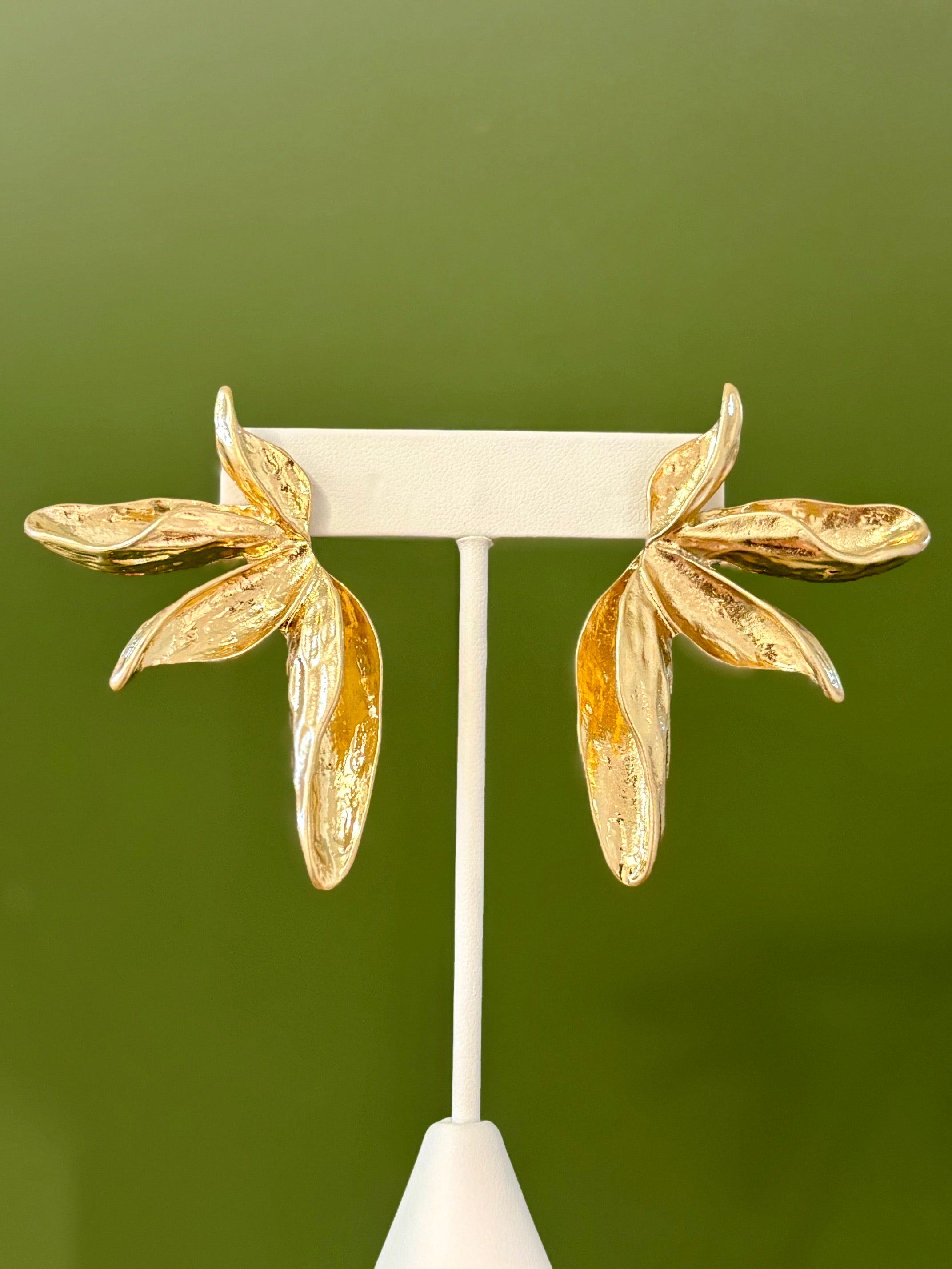 Golden Petals Earrings