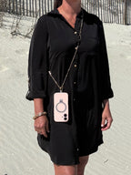 Crossbody Phone Holder- Gold