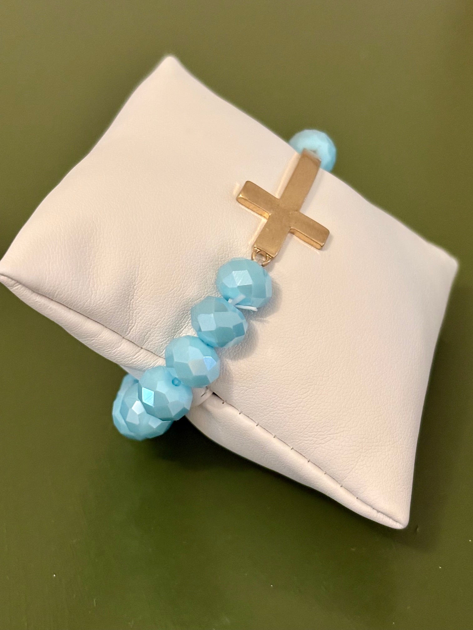 Anchored in Hope Cross Bracelet