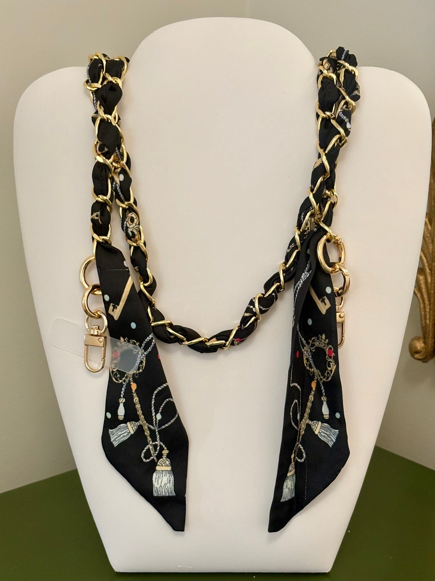 Crossbody Phone Holder with Scarf