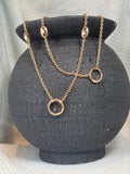 Golden Capsule Station Chain Necklace