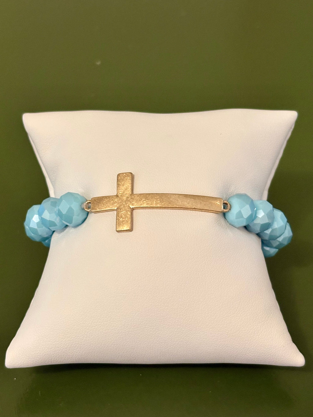 Anchored in Hope Cross Bracelet