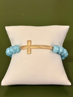 Anchored in Hope Cross Bracelet