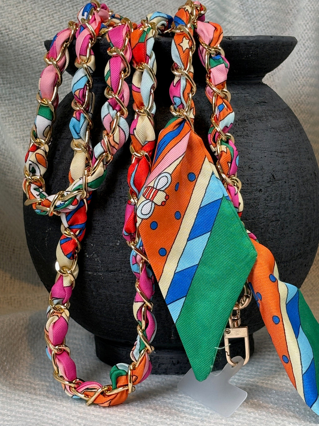 Crossbody Phone Holder with Scarf