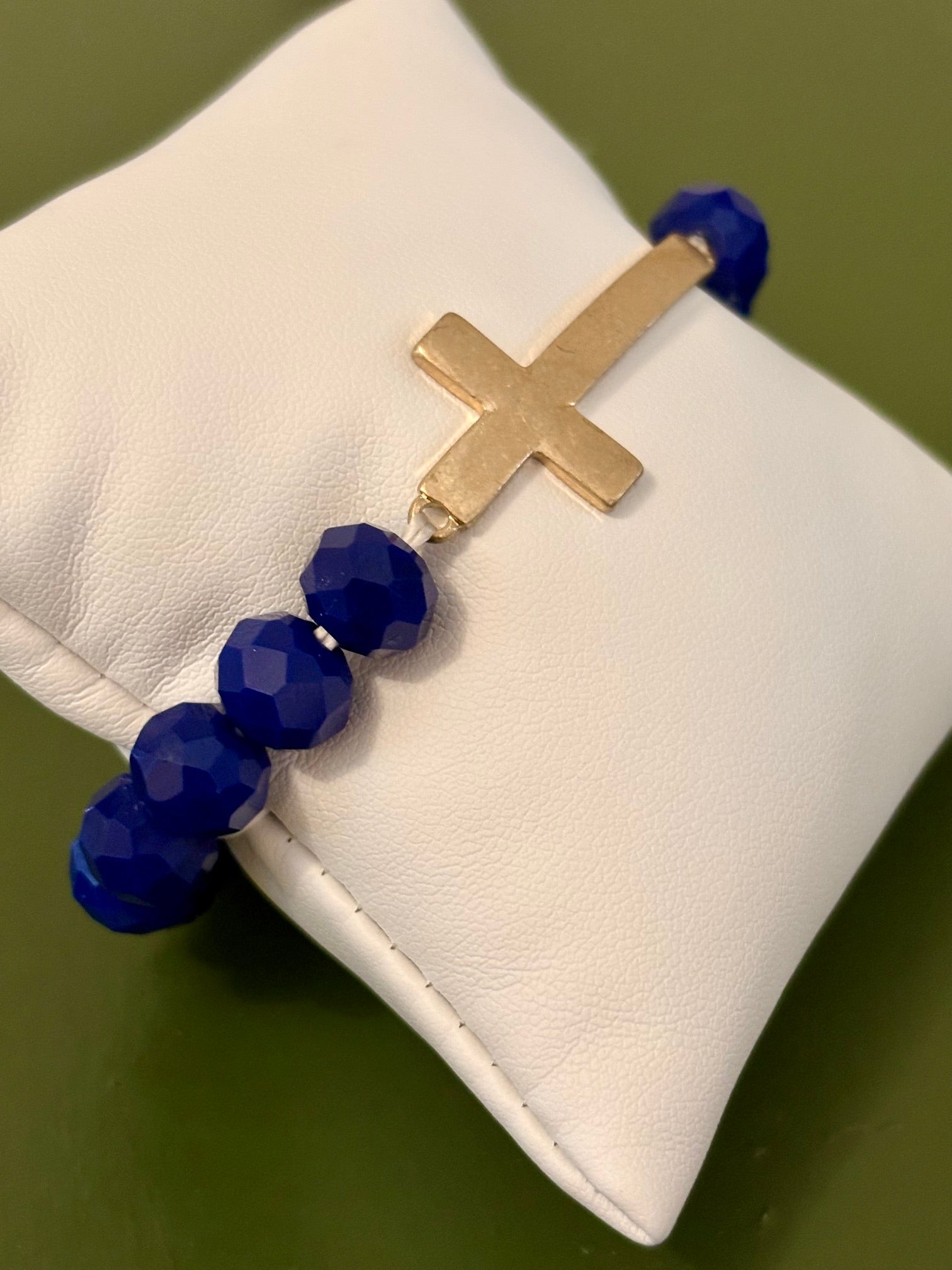 Anchored in Hope Cross Bracelet