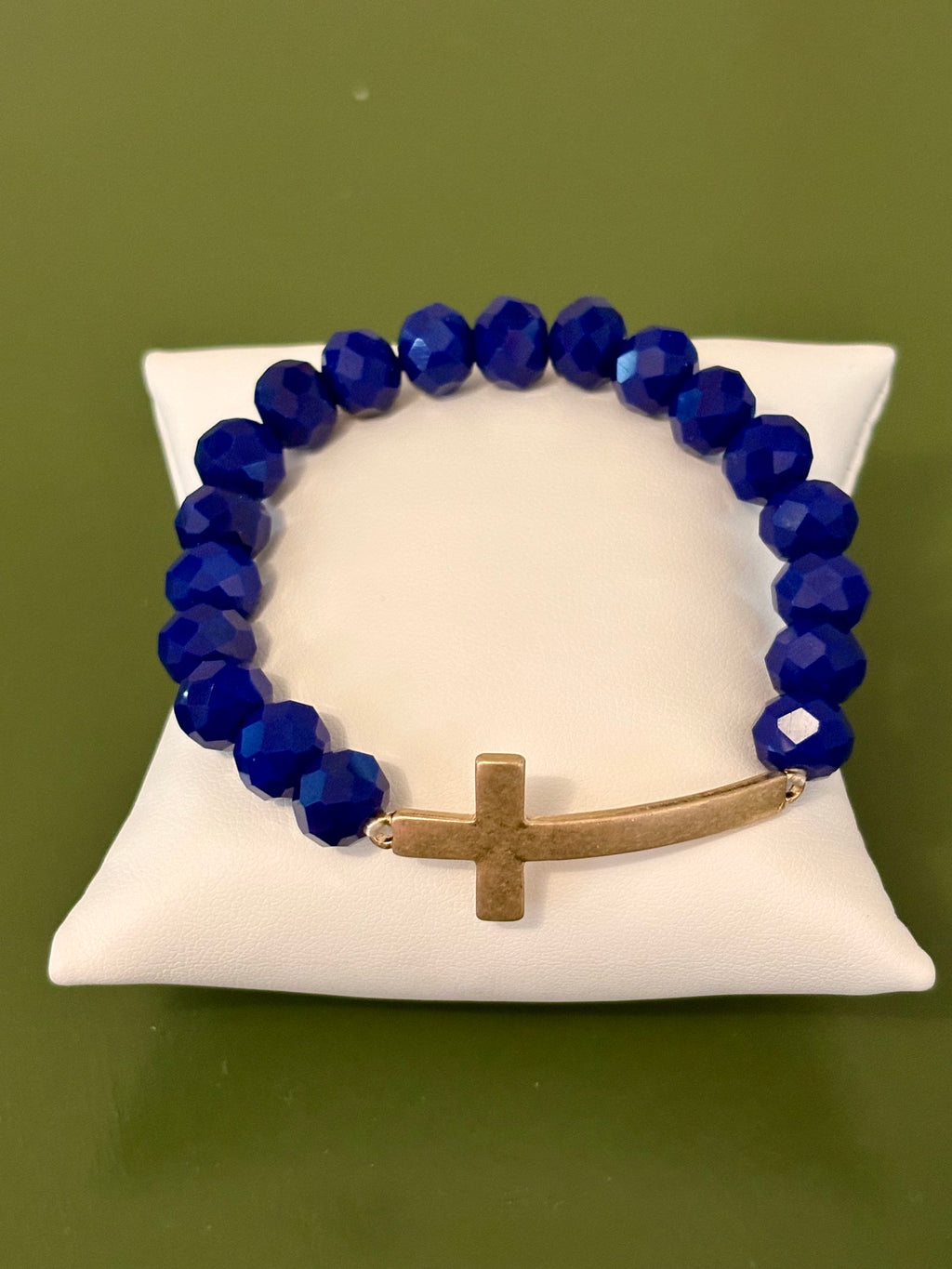 Anchored in Hope Cross Bracelet