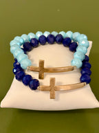 Anchored in Hope Cross Bracelet