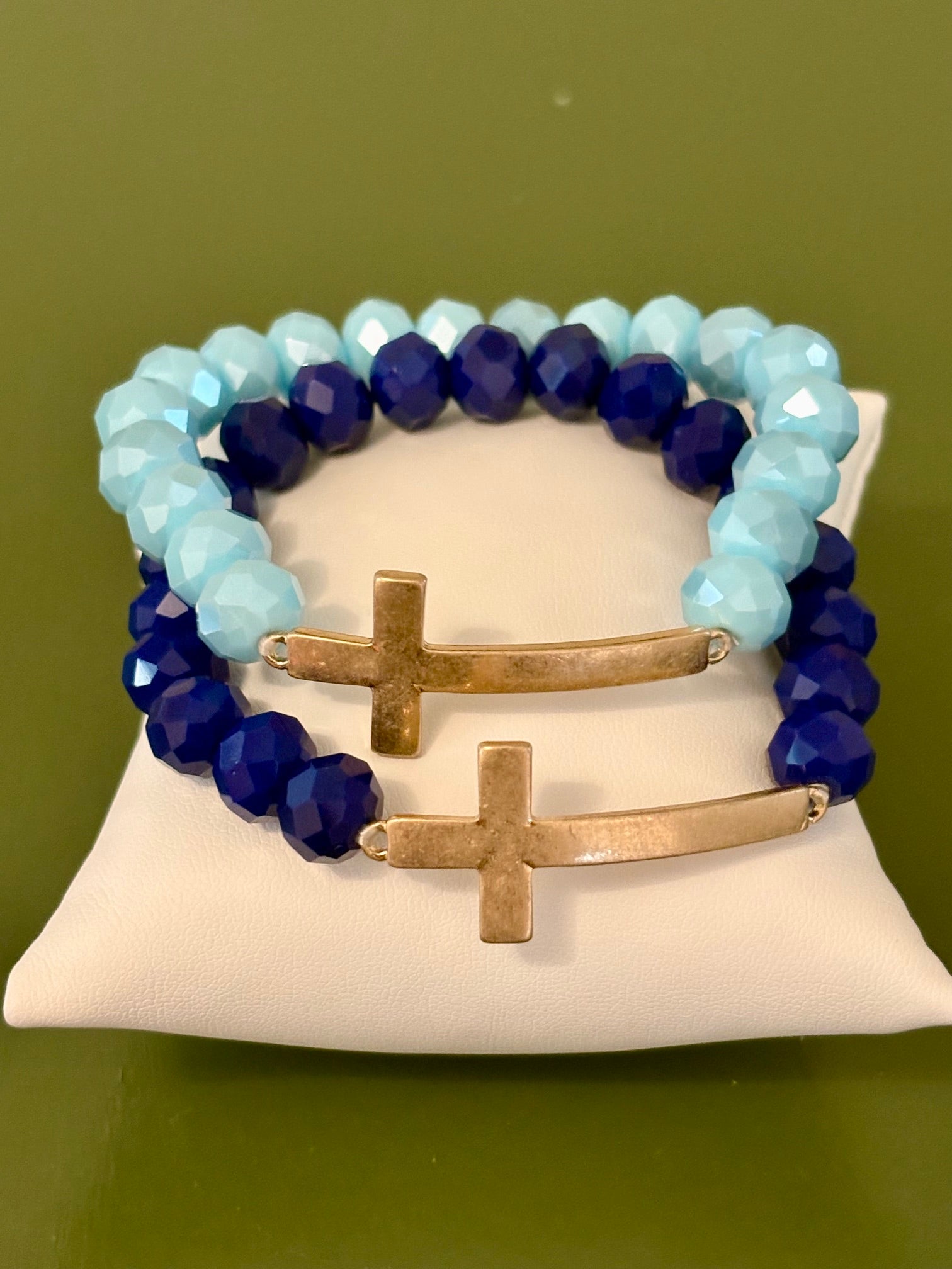Anchored in Hope Cross Bracelet