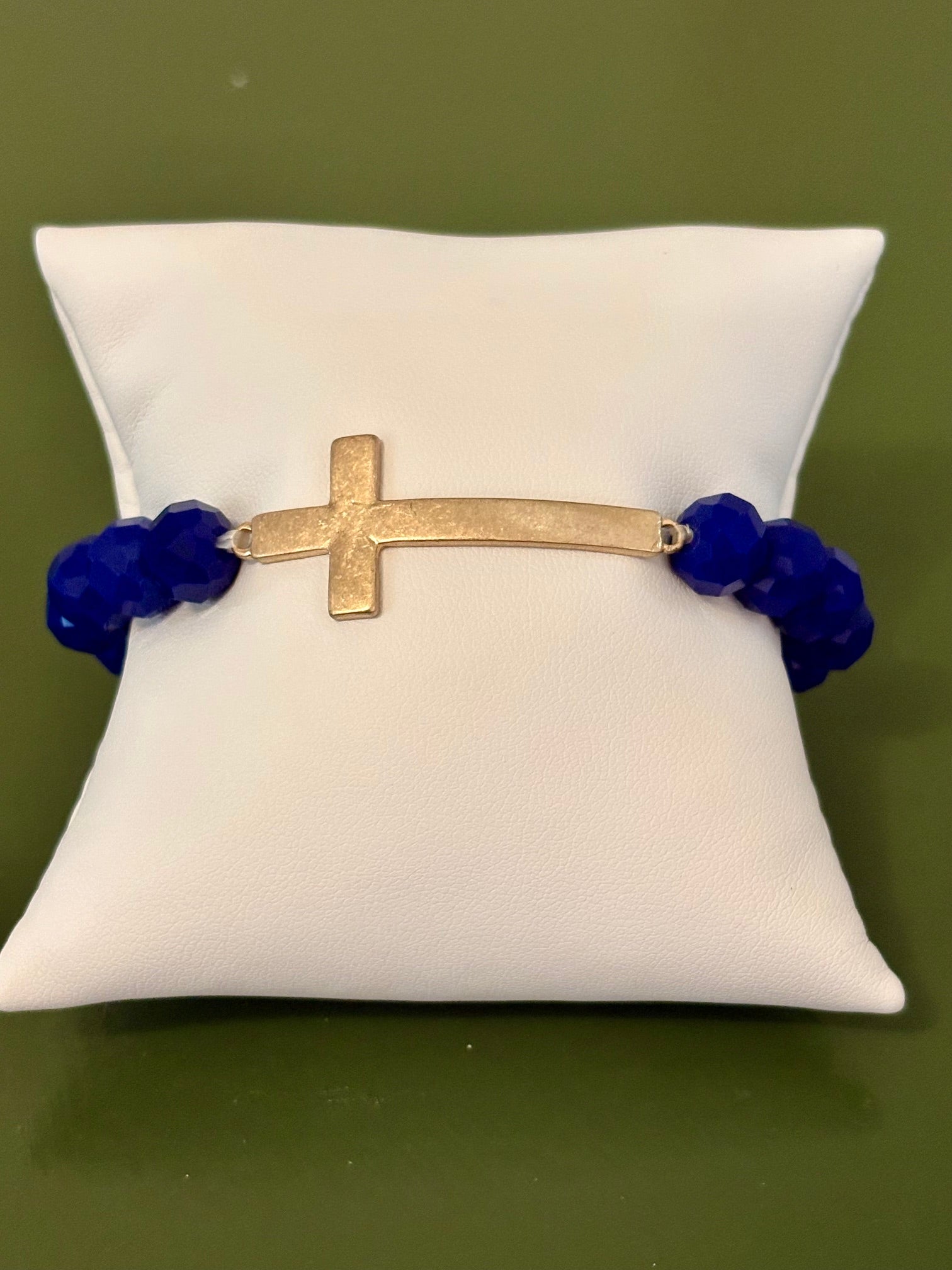 Anchored in Hope Cross Bracelet