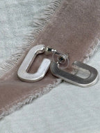 Silver Partial Link (C shape) Earrings