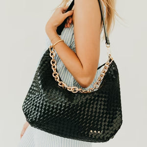 Sienna Slouchy Woven Shoulder Bag