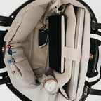 Woven Tiffany Organizer Tote Bag